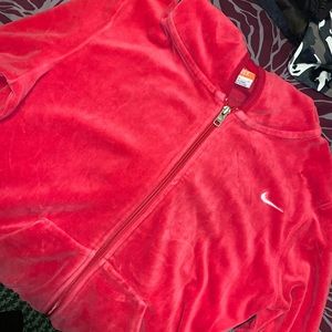 Nike velour sweatshirt